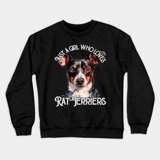 Vivacious Ventures Rat Terriers Vitality Poster Crewneck Sweatshirt